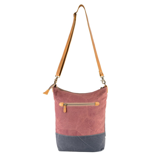 Sixtease Sunglow Up-cycled Canvas Shoulder Bag: Illuminate Your Look with Sustainable Radiance, Where Style Meets Eco-Conscious Adventure!- (SB-3127)