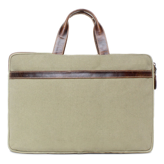 Sixtease Up-cycled Canvas Laptop Sleeve: Stylish Protection for Your Tech Essentials with Eco-Conscious Flair! - (SB-4013)