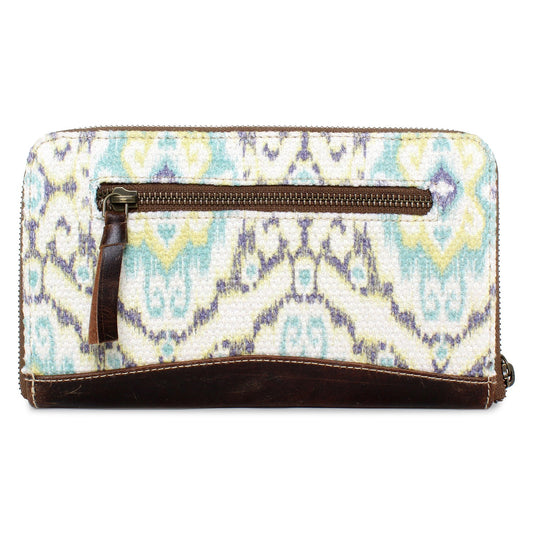 Sixtease Up-cycled Canvas Wallet: Compact Eco-Friendly Style for Your Everyday Essentials! - (SB-4015)