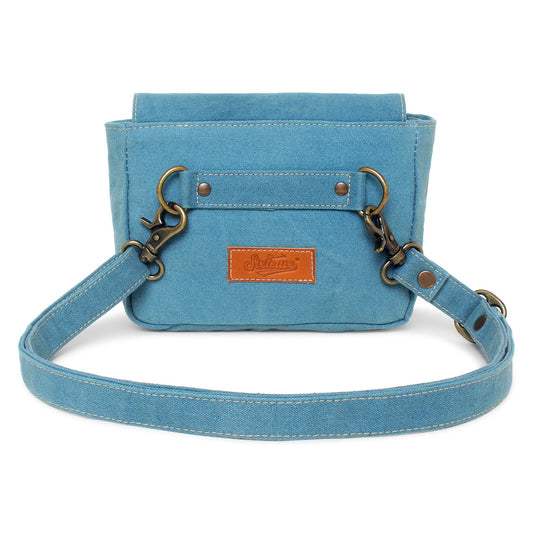 Sixtease Up-cycled Canvas Fanny Pack: Urban Chic, Sustainable Style, Perfect for Effortless Adventures and On-the-Go Essentials! - (SB-4025)