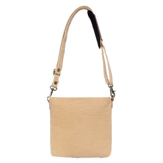 Sixtease Up-cycled Canvas Shoulder Bag: Elevate Your Everyday Carry with Sustainable Style and Eco-Friendly Flair! - (SB-4061)