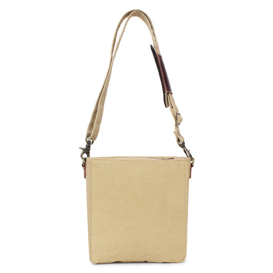 Sixtease Up-cycled Canvas Shoulder Bag: Elevate Your Everyday Carry with Sustainable Style and Eco-Friendly Flair! - (SB-4118)