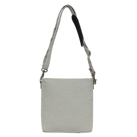 Sixtease Up-cycled Canvas Shoulder Bag: Elevate Your Everyday Carry with Sustainable Style and Eco-Friendly Flair! - (SB-4137)