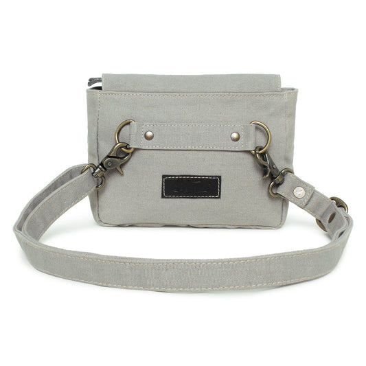 Sixtease Up-cycled Canvas Fanny Pack: Urban Chic, Sustainable Style, Perfect for Effortless Adventures and On-the-Go Essentials! - (SB-4139)