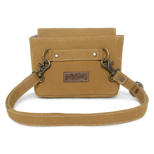 Sixtease Up-cycled Canvas Fanny Pack: Urban Chic, Sustainable Style, Perfect for Effortless Adventures and On-the-Go Essentials! - (SB-4158)