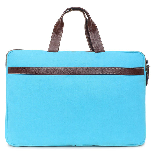 Sixtease Up-cycled Canvas Laptop Sleeve: Stylish Protection for Your Tech Essentials with Eco-Conscious Flair! - (SB-4203)