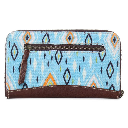 Sixtease Up-cycled Canvas Wallet: Compact Eco-Friendly Style for Your Everyday Essentials! - (SB-4205)