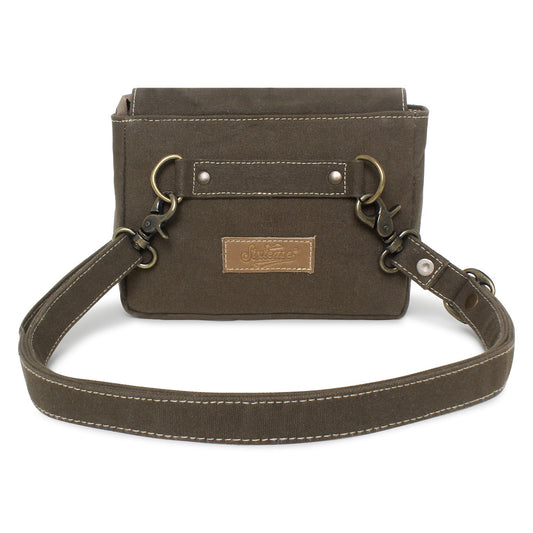 Sixtease Up-cycled Canvas Fanny Pack: Urban Chic, Sustainable Style, Perfect for Effortless Adventures and On-the-Go Essentials! - (SB-4215)