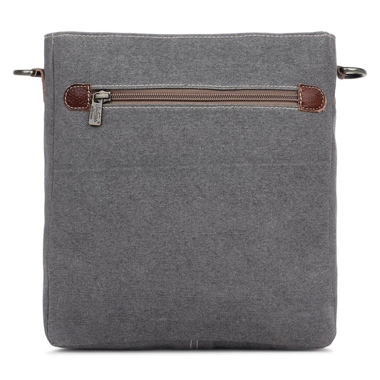 Sixtease Up-cycled Canvas Shoulder Bag: Elevate Your Everyday Carry with Sustainable Style and Eco-Friendly Flair! - (SB-5031)