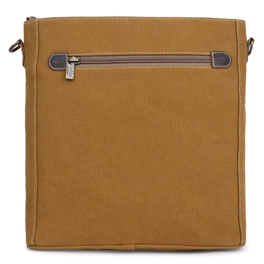 Sixtease Up-cycled Canvas Shoulder Bag: Elevate Your Everyday Carry with Sustainable Style and Eco-Friendly Flair! - (SB-5184)