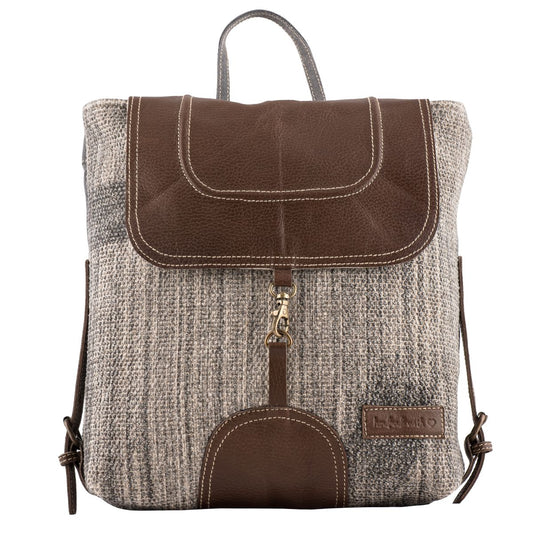 Sixtease Snuggery Up-cycled Canvas Backpacks: Eco-Chic Adventure, Stylish Sustainability, Perfect for Urban Explorers and Nature Enthusiasts! - (SB-2401)