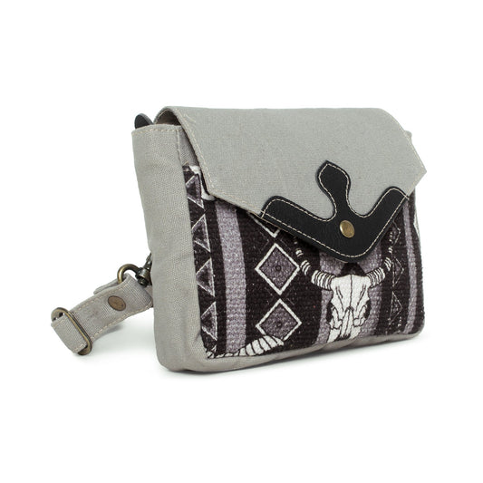 Sixtease Up-cycled Canvas Fanny Pack: Urban Chic, Sustainable Style, Perfect for Effortless Adventures and On-the-Go Essentials! - (SB-4139)