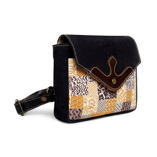 Sixtease Up-cycled Canvas Fanny Pack: Urban Chic, Sustainable Style, Perfect for Effortless Adventures and On-the-Go Essentials! - (SB-4272)