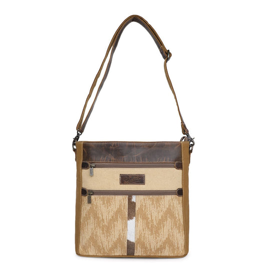 Sixtease Up-cycled Canvas Shoulder Bag: Elevate Your Everyday Carry with Sustainable Style and Eco-Friendly Flair! - (SB-5184)