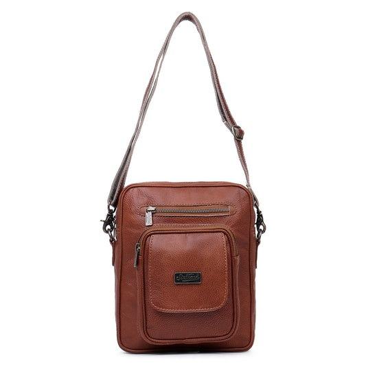 Sixtease Leather Shoulder Bag: Effortless Style and Everyday Elegance Crafted for Urban Adventures and Chic Affairs! - (SB-6084)